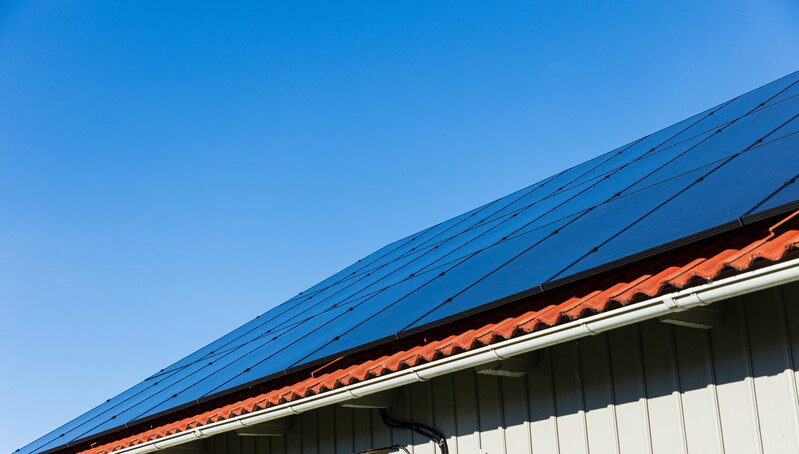 solceller tak